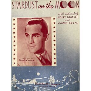1937‎ Stardust On The Moon Sheet Music Emery Deutsch & Jimmy Rogan
